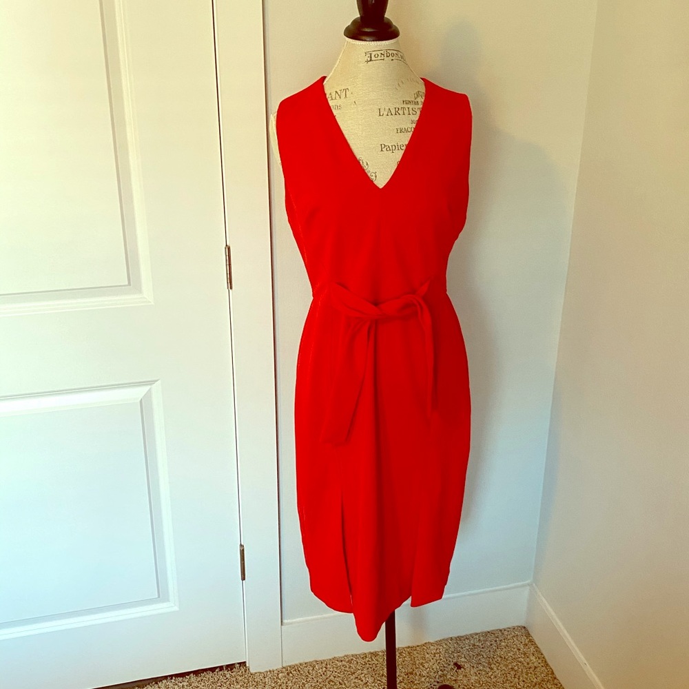 Vince Camuto Tie Front Sheath Dress